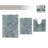 Cloud Comfort 100% Polyester Microfiber Bath Rug Set, Soft Shaggy & Machine Wash Bath Rug - 3Pc Set-1407250610