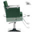 Fauteuil de salon pivotant de 28 po de largeur, fauteuil de coiffeur à pompe hydraulique, similicuir -254097392