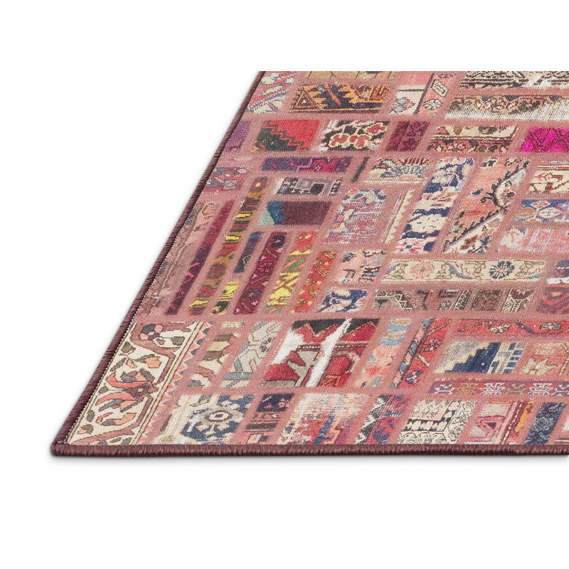 Patchwork Indoor Rug, Rectangle 4' x 6'