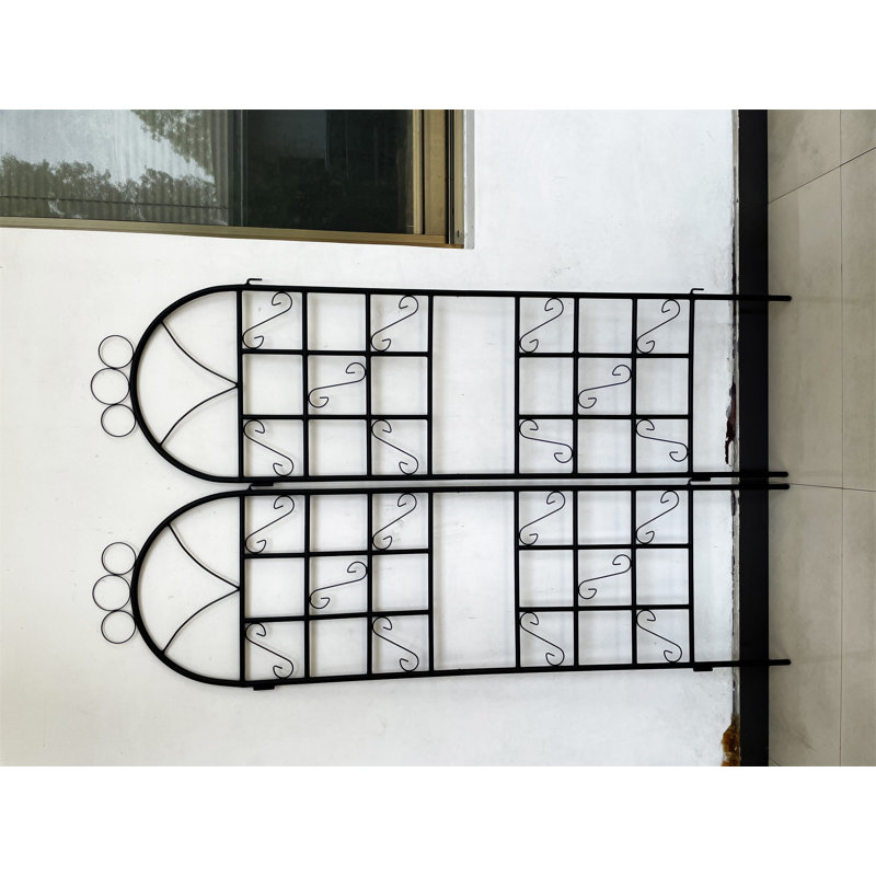 1 ensemble de treillis de jardin en métal pour plantes grimpantes
