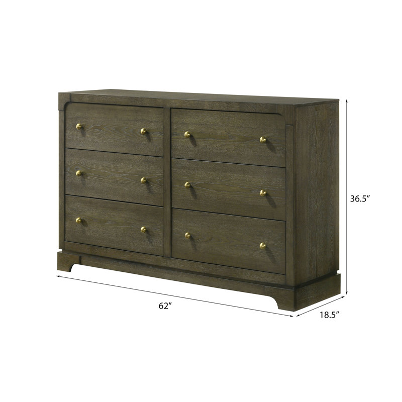 Commode 6 tiroirs Sundance