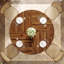 Round Metal Base Dining Table-1571544071