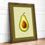 Avocado Cross-Section Botanical - Framed Print-1530608627-1530608626