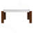 Dining Table W/Engineered Stone Top 7Pcs Dining Room Set