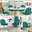 Chaise d'appoint rembourrée en velours Letellier Mauldin-1756984590