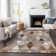 Premium Machine Washable Prisco Brown Rug