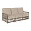 Newport 79" Wide Outdoor Wicker Patio Sofa with Cushions-70044858-84544970-93646526