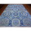 Tapis oriental bleu en laine douce noué à la main 10 pi x 13 pi 8 po 127FFB20D4784BA89838F3EC95D34EDC