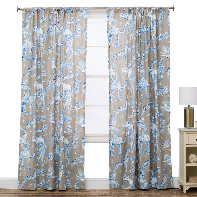 Semi Sheer Curtain, 50" W x 96" L