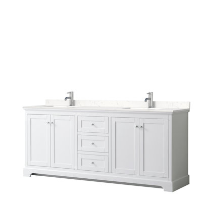 Ensemble de meuble-lavabo double 80 po Avery