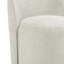 Integrated Barrel Armless Swivel Fabric Dining Chair-346110838