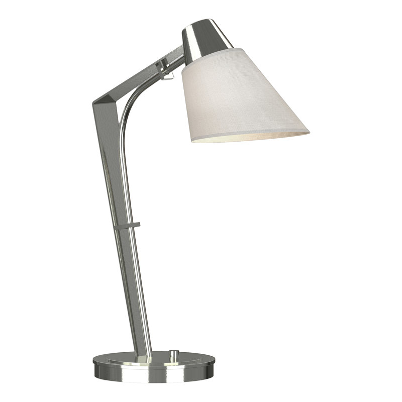 Reach 21.9" Desk Lamp, Natural Anna, Black
