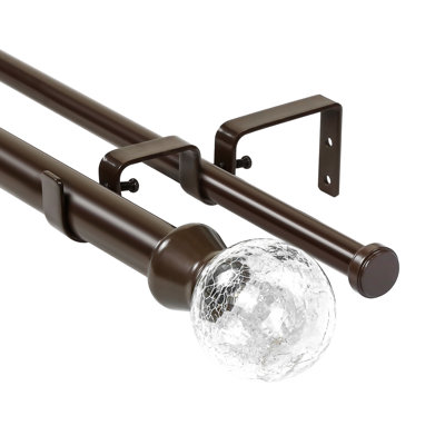 Mullett Steel Double Curtain Rod