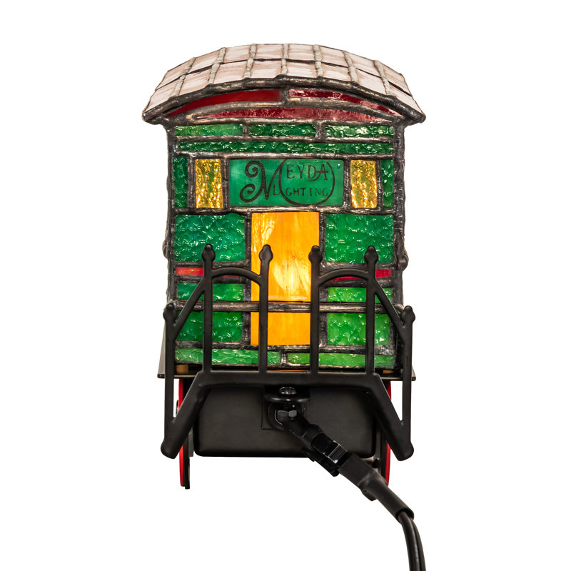 8.12'' Transportation Themed Lighted Art Glass