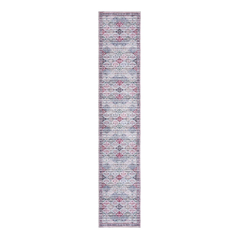 Hazlett Chenille Geometric Indoor Rug, Runner 2'7" x 13'