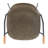 Saddle 19.3'' H Faux Leather Upholstered Armchair-2076340025