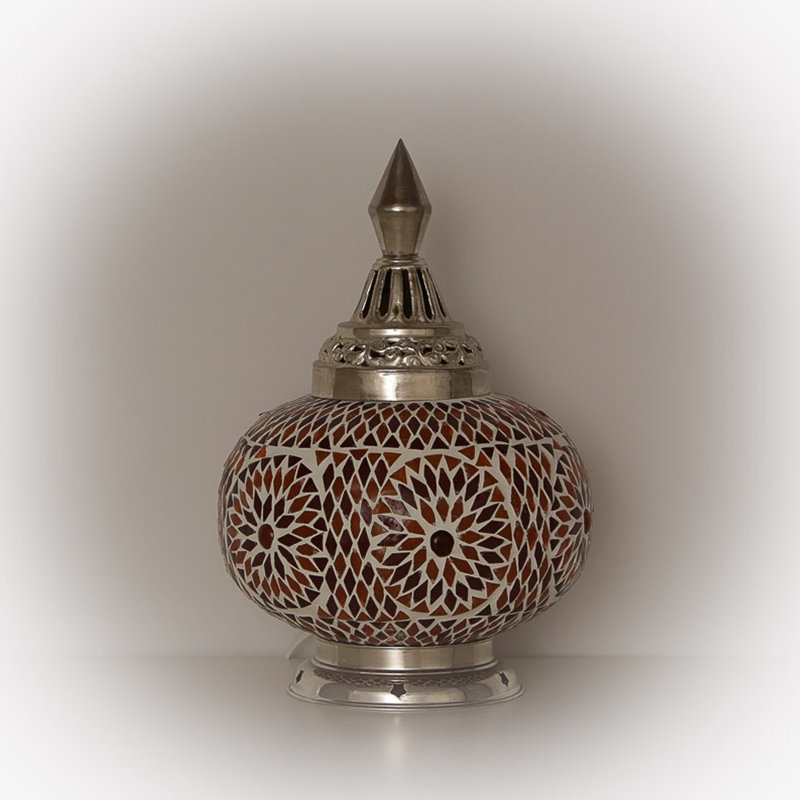 Chambliss Metal Table Lamp, Redorange
