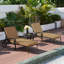 Chaise longue simple inclinable avec coussins 48 po Lucian-88073963