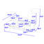 Lit plateforme double avec 6 tiroirs, tablettes et coiffeuse-1219064466