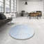 Tapis blanc/bleu contemporain-604638235