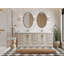 Meuble-lavabo double avec plateau Khiala 84-1577536859