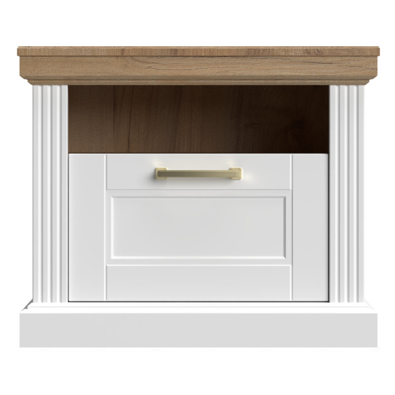 24.41'' W Nightstand, White