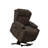 Lusio Brown Linen Power Motion Recliner w/Lift & Cup Holder