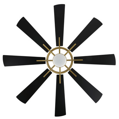 Avgoustinos DC Ceiling Fan with LED Light and Remote