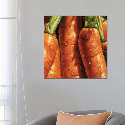 Carrots by AlmaCh - Wrapped Canvas Painting