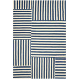 Ralph Lauren Canyon Stripe Patch Wool Striped Rug