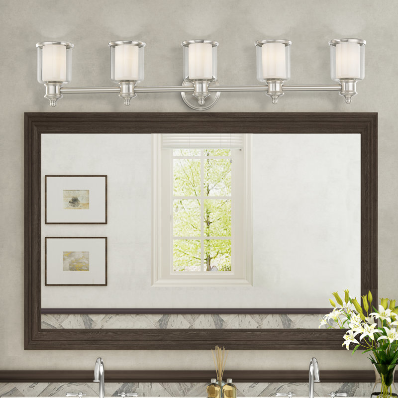 Allysa 5 - Light Dimmable Vanity Light, Brushed Nickel
