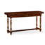 Country Farmhouse Walnut Wood Dining Table