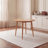 Antea Extendable Round Solid Wood Base Dining Table-994122117