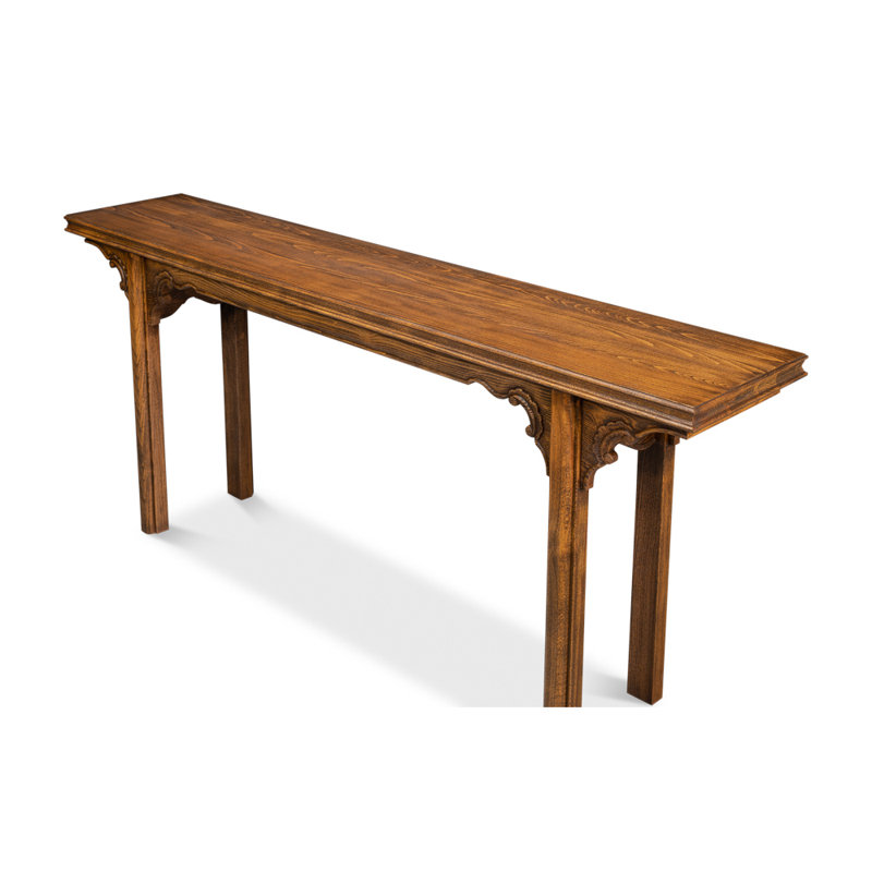 Equestrian 76'' W Solid Wood Console Table