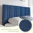 Tufted Headboard, Upholstered Platform Beds with Wooden Slats Support, Fabric Bed Frame-753964321-753964326