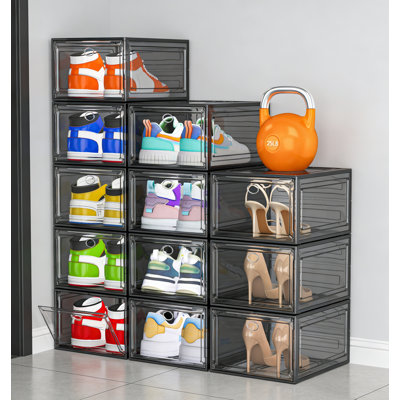 Range-chaussures magnétique transparent épaissi
