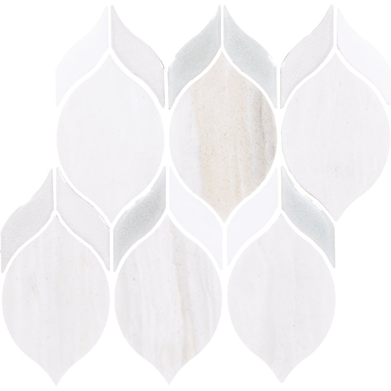 Double mosaïque Daltile Fonte (10 pièces par carton) (5,50 pieds carrés par carton), gris