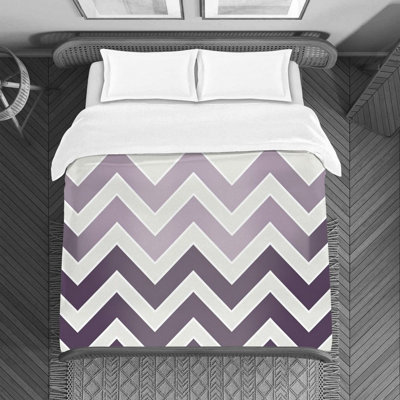 Housse de couette à chevrons