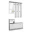 Emilce Hall Tree 100cm Wide with Bench-1834628347