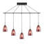 Luminaire suspendu pour îlot de cuisine 5 lumières Murphy-2104935239-2104976733