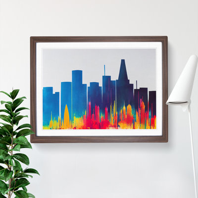 Skyscraper Skyline Vol.4 Abstract - Framed Print
