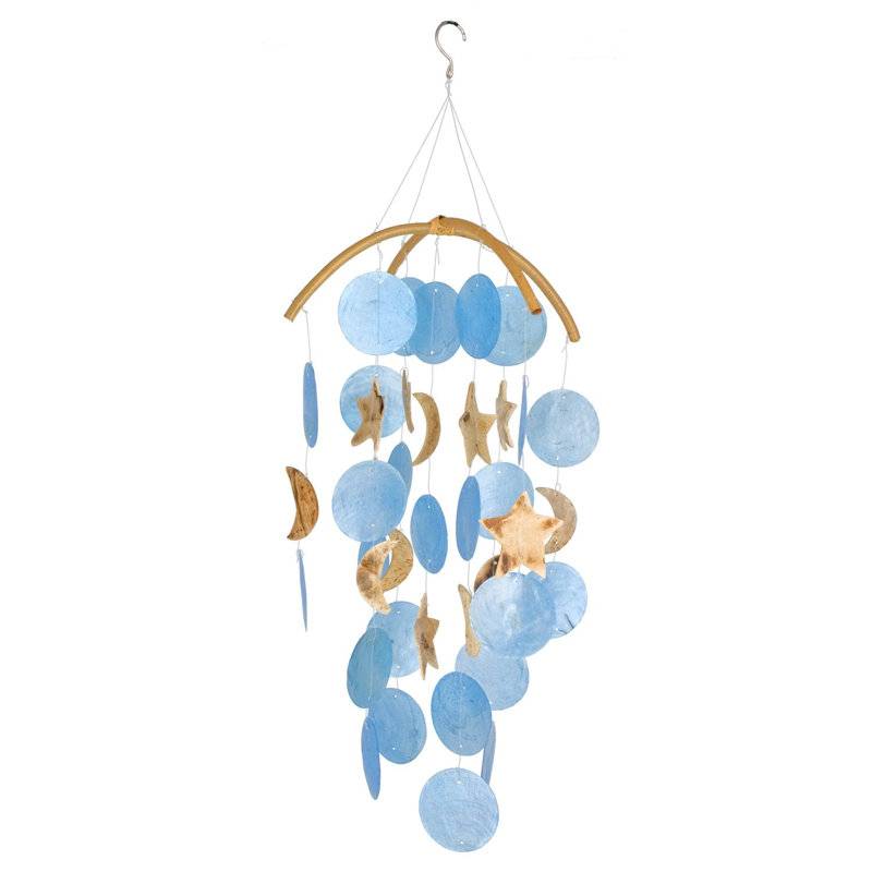 Capiz Astrology & Stars Wind Chime