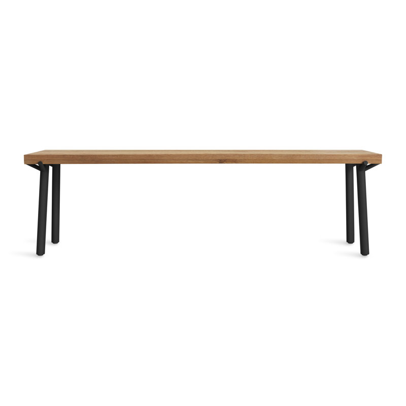 Branch Dining Bench, Black, Oak