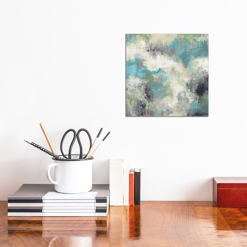 Cloud Layers by Liz Jardine - Wrapped Canvas Painting, 30.48 cm H x 30.48 cm W