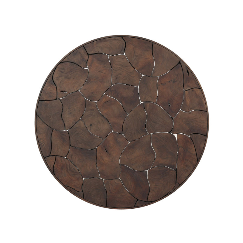 Ridge Outdoor Coffee Table-Stained Saddle Brown