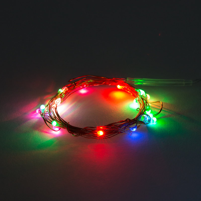 Guirlande de 20 lumières DEL Stollings, Multicolore