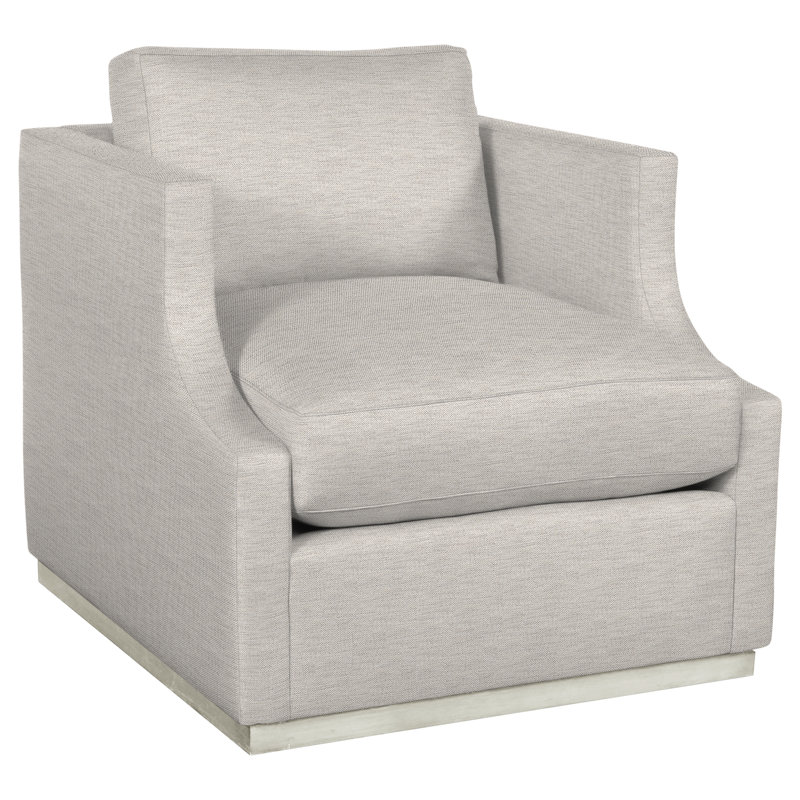 Thom Filicia Home 32"Willowbrook Swivel Chair, Impala Linen, Wrenn