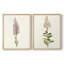 «Mauve Garden Flowers I», reproduction encadrée de qualité supérieure - prête à être accrochée - aucun clou requis - aucun clou requis-1839590586