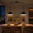 41'' 2-Light Black Dome Pendant Lights, Industrial Hanging Fixtures for Kitchen Island-194686325