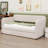 Upholstered Daybed Sofa Bed With Trundle Bed-1872342390